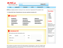 Tablet Screenshot of in-psc.cz